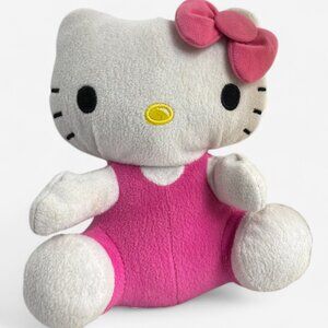 Plush Hello Kitty 2011 Sanrio 9" Pink Stuffed Toy Doll